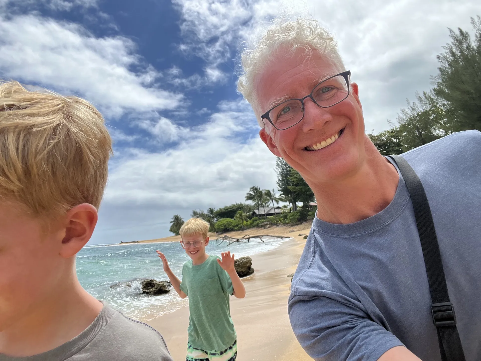 Eric Rank at the beach